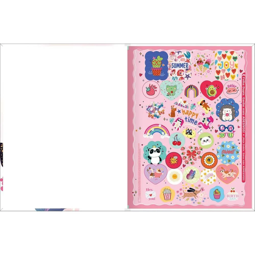 Caderno Brochurao Capa Dura Bloom 80Fls. Tilibra (Pct.c/05) - imagem 3