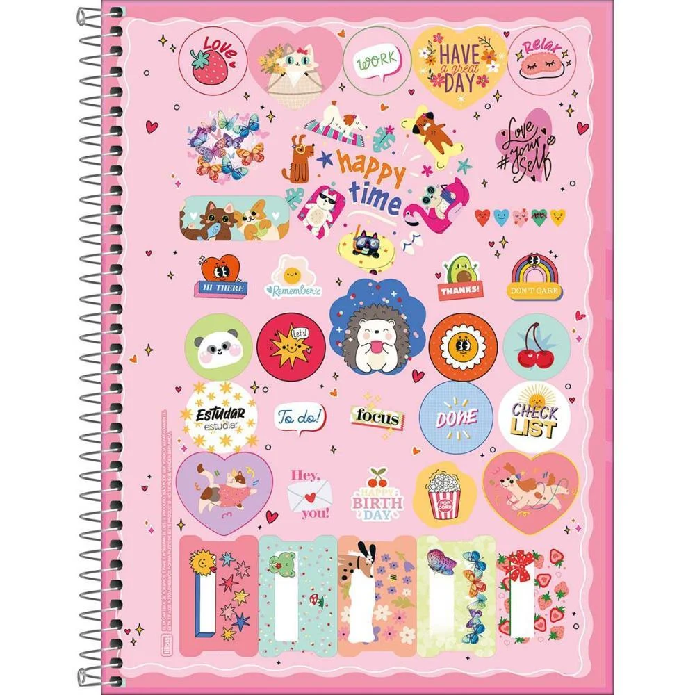 Caderno 01X1 Capa Dura Holly 80 Folhas Tilibra (Pct.c/04) - imagem 3