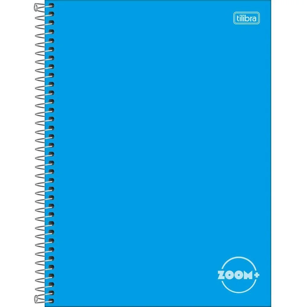 Caderno 01X1 Capa Dura Zoom+ 96 Folhas Azul Tilibra (Pct.c/04) - imagem 2