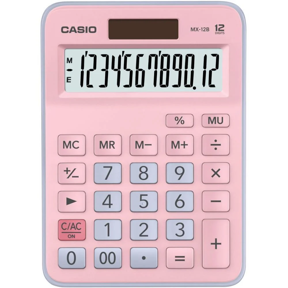 Calculadora De Mesa 12Dig.rs/Az Claro Solar/Bateri Casio - imagem 3