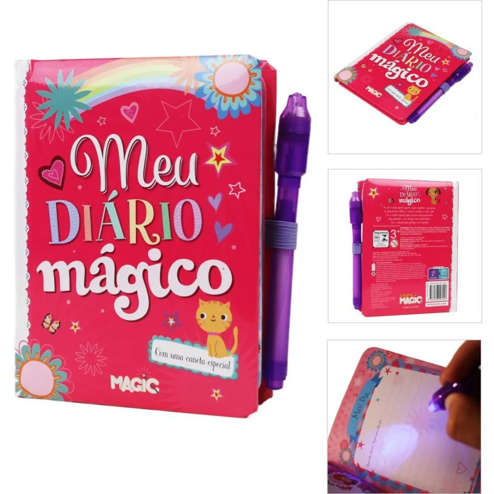Diario Magico Peq 12X15Cm 48Pg Magic Kids - imagem 2
