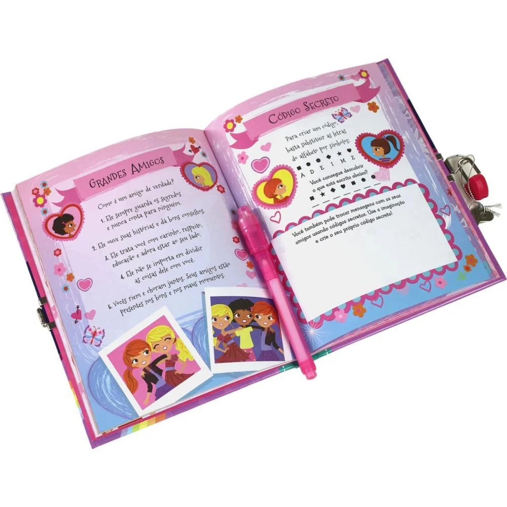 Diario Meu Diario Magico C/Cadeado Gd Magic Kids - imagem 5