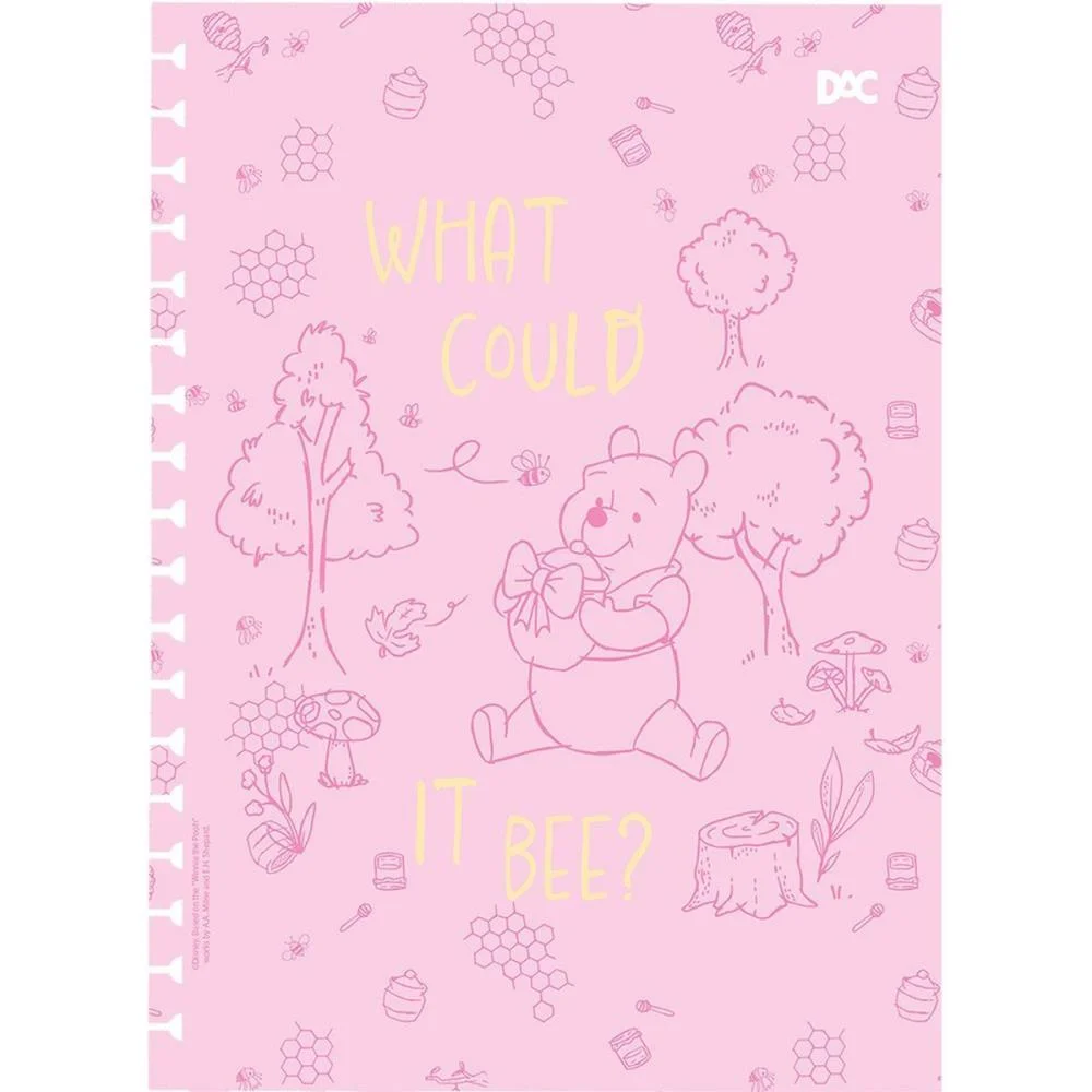 Caderno 01X1 Cp.dura Colegial Pooh Smart C/Elastico 80F Dac - imagem 5