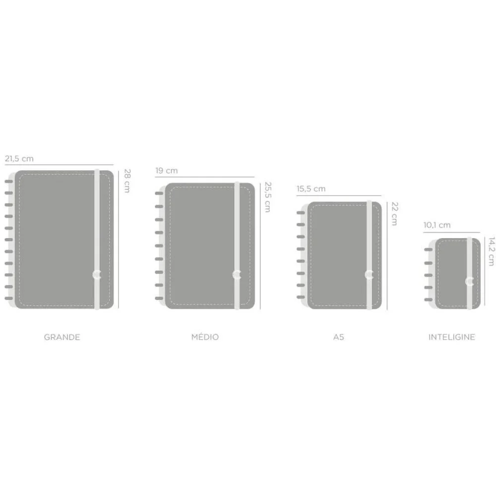 Caderno Inteligente Grande Intense Green 80Fls 215X280Mm Caderno Inteligente - imagem 6
