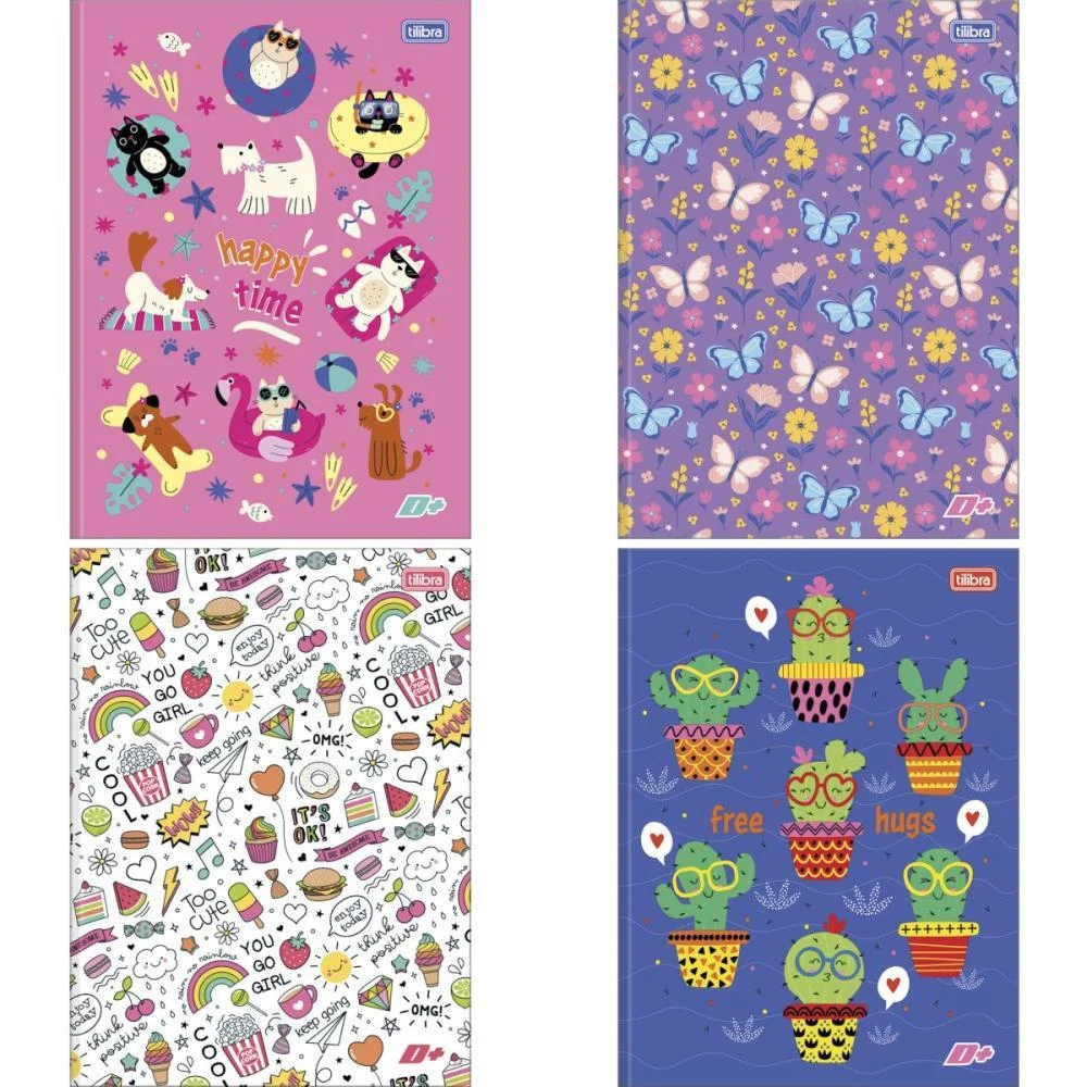 Caderno Brochurao Capa Dura D+ 48Fls Feminino Tilibra (Pct.c/10) - imagem 2