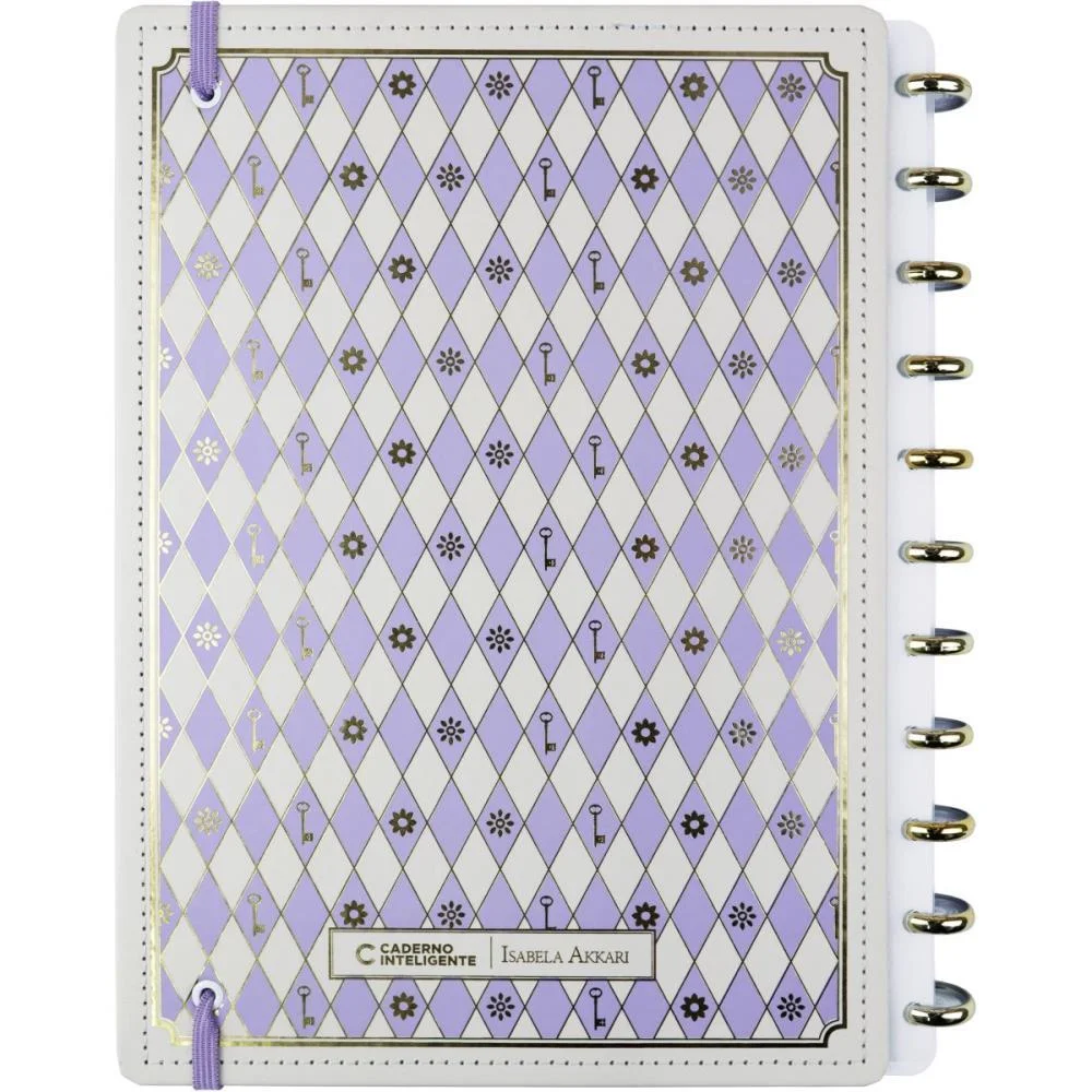 Caderno Inteligente Grande Isa Akkari Purple Key 80Fls Caderno Inteligente - imagem 9