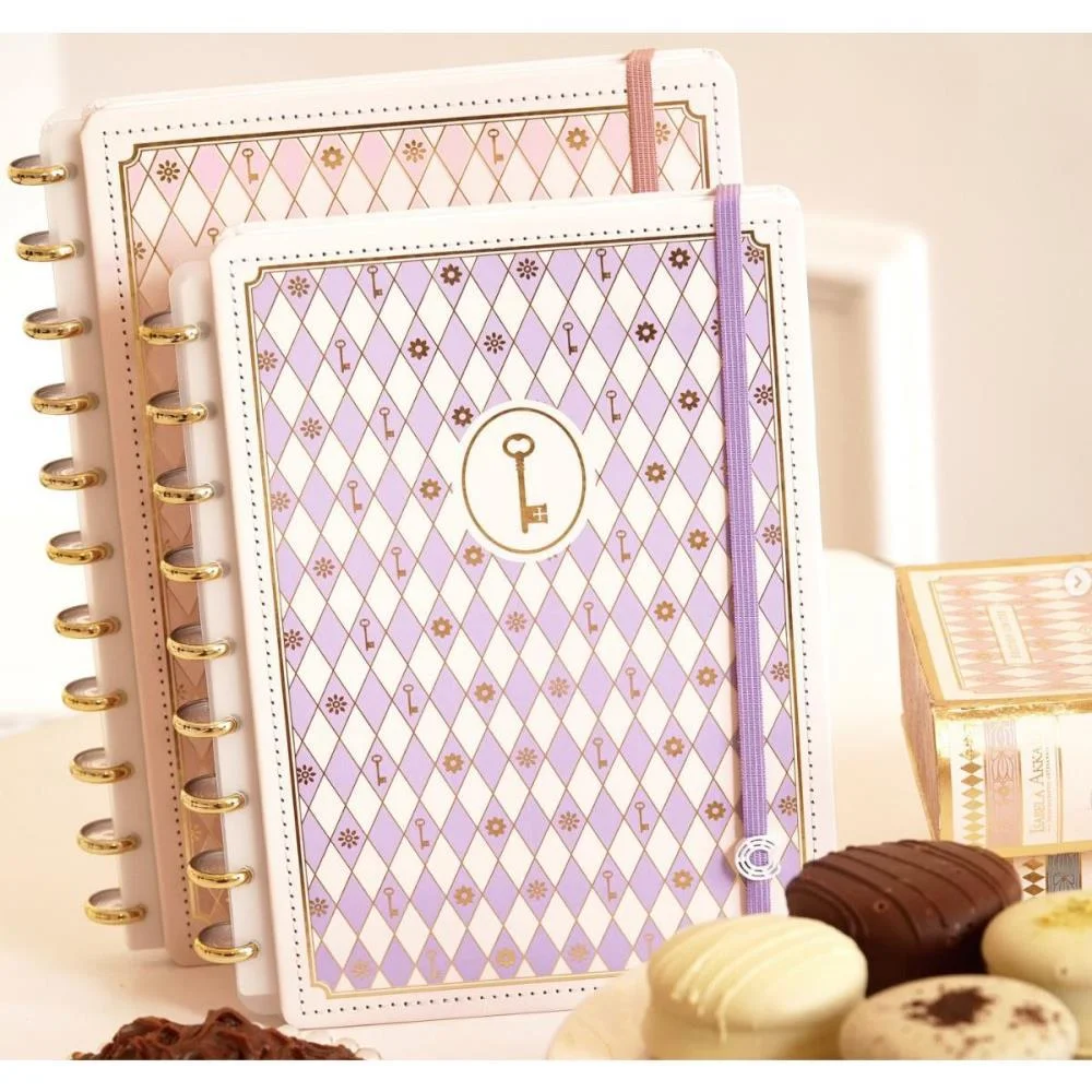 Caderno Inteligente Grande Isa Akkari Rose Key 80Fls Caderno Inteligente - imagem 7