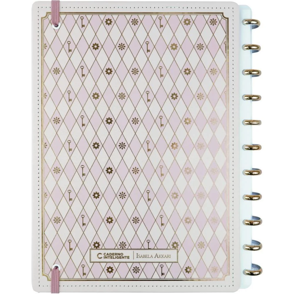 Caderno Inteligente Grande Isa Akkari Rose Key 80Fls Caderno Inteligente - imagem 9