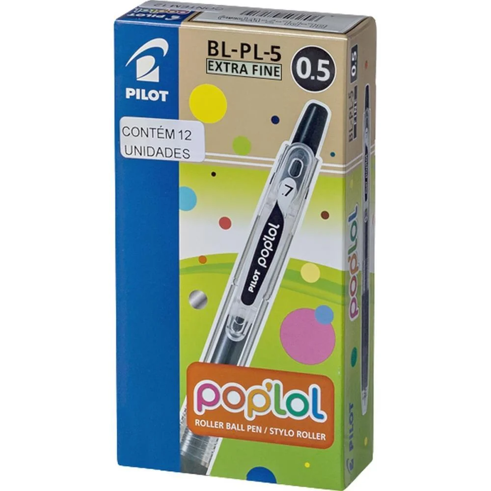 Caneta Gel Pop Lol Branca 0.5Mm Retratil Pilot (Cx.c/12) - imagem 5