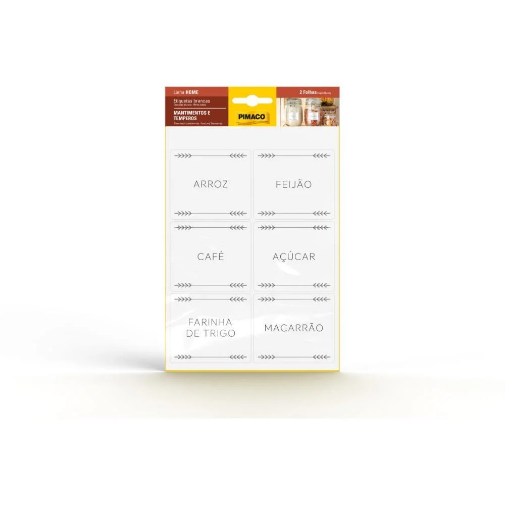 Etiqueta Adesiva Mantimentos 60X70Mm 2Fls Pimaco (Ct.c/06) - imagem 3
