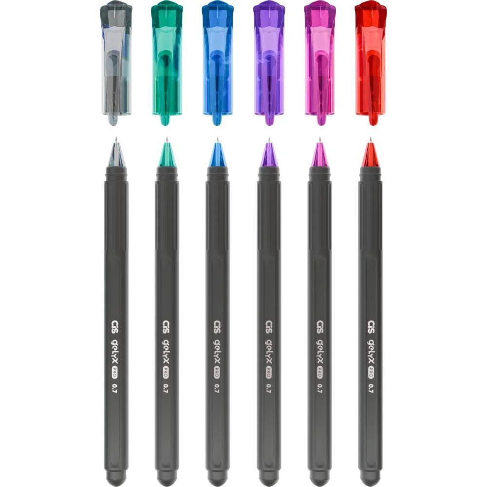 Caneta Gel Cis Gelyx Pro 0.7Mm 6 Cores (S Sertic C/ 24 Unidades - imagem 5
