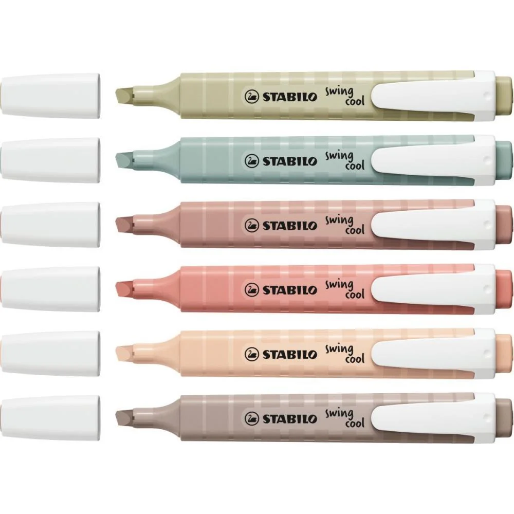 Caneta Marca Texto Stabillo Swing Cool 4 Cores Sertic (Estojo) - imagem 2