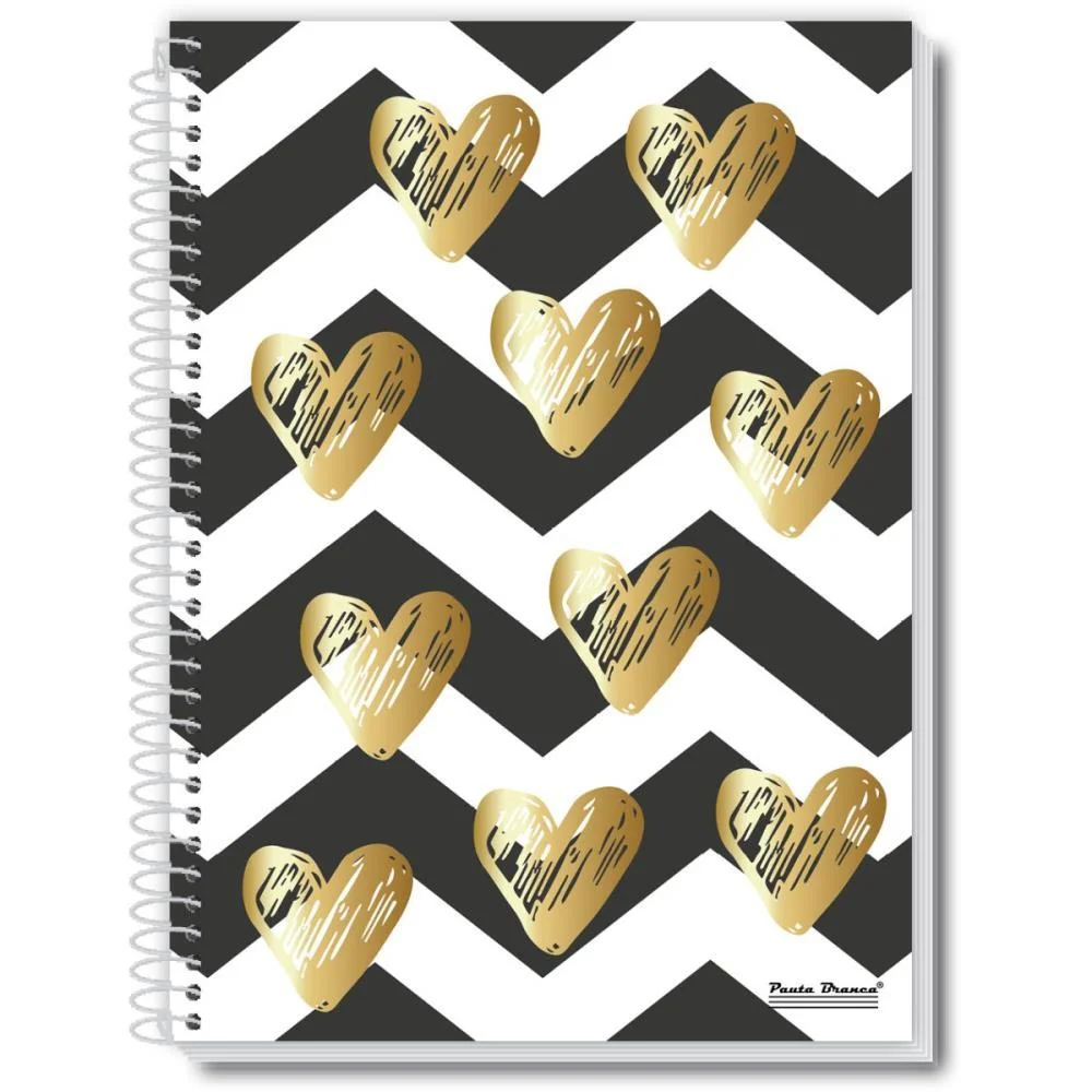 Caderno 15X1 Capa Dura Amo 240Fls. Pauta Branca (Pct.c/02) - imagem 2