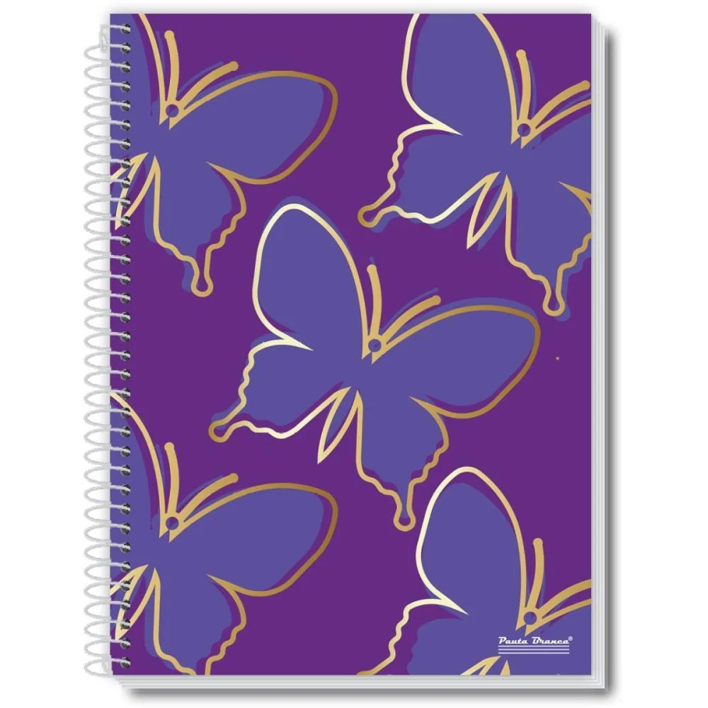 Caderno 20X1 Capa Dura Fly 320Fls. Pauta Branca (Pct.c/02) - imagem 2