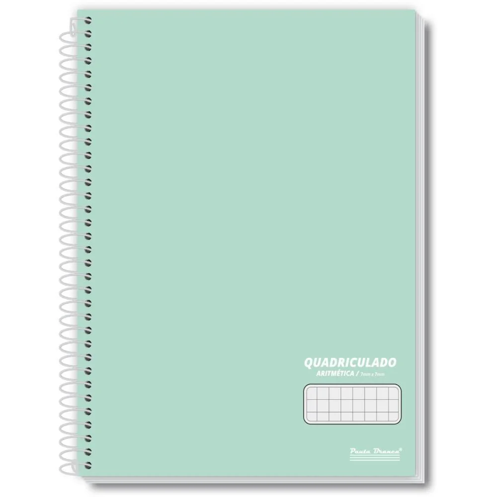 Caderno Quadriculado Univers. 7X7Mm 80F Esp Office Colors Cd Pauta Branca (Pct.c/05) - imagem 4