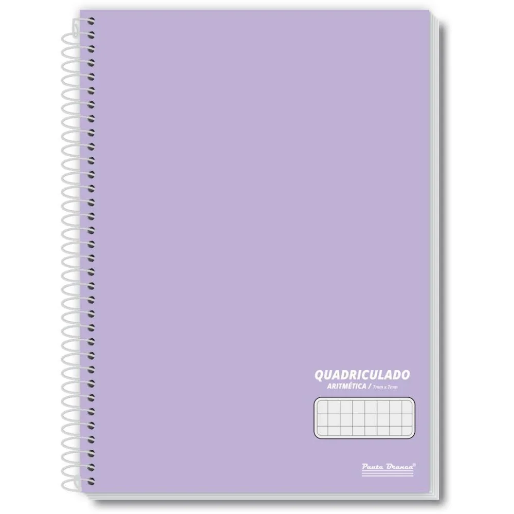 Caderno Quadriculado Pequeno 7X7Mm 80F Esp Office Colors Cd Pauta Branca (Pct.c/05) - imagem 3