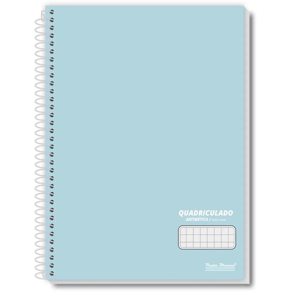 Caderno Quadriculado Pequeno 7X7Mm 80F Esp Office Colors Cd Pauta Branca (Pct.c/05) - imagem 5