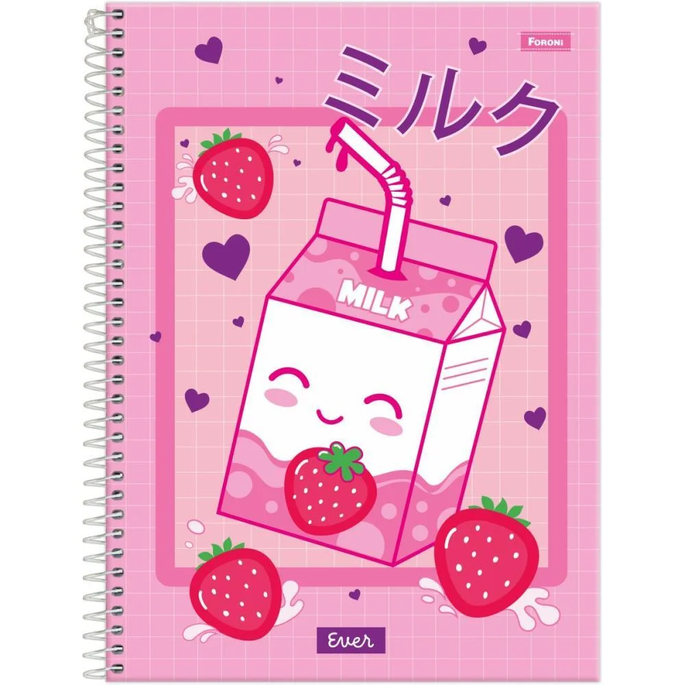 Caderno 10X1 Capa Dura Ever 160F Foroni (Pct.c/04) - imagem 3