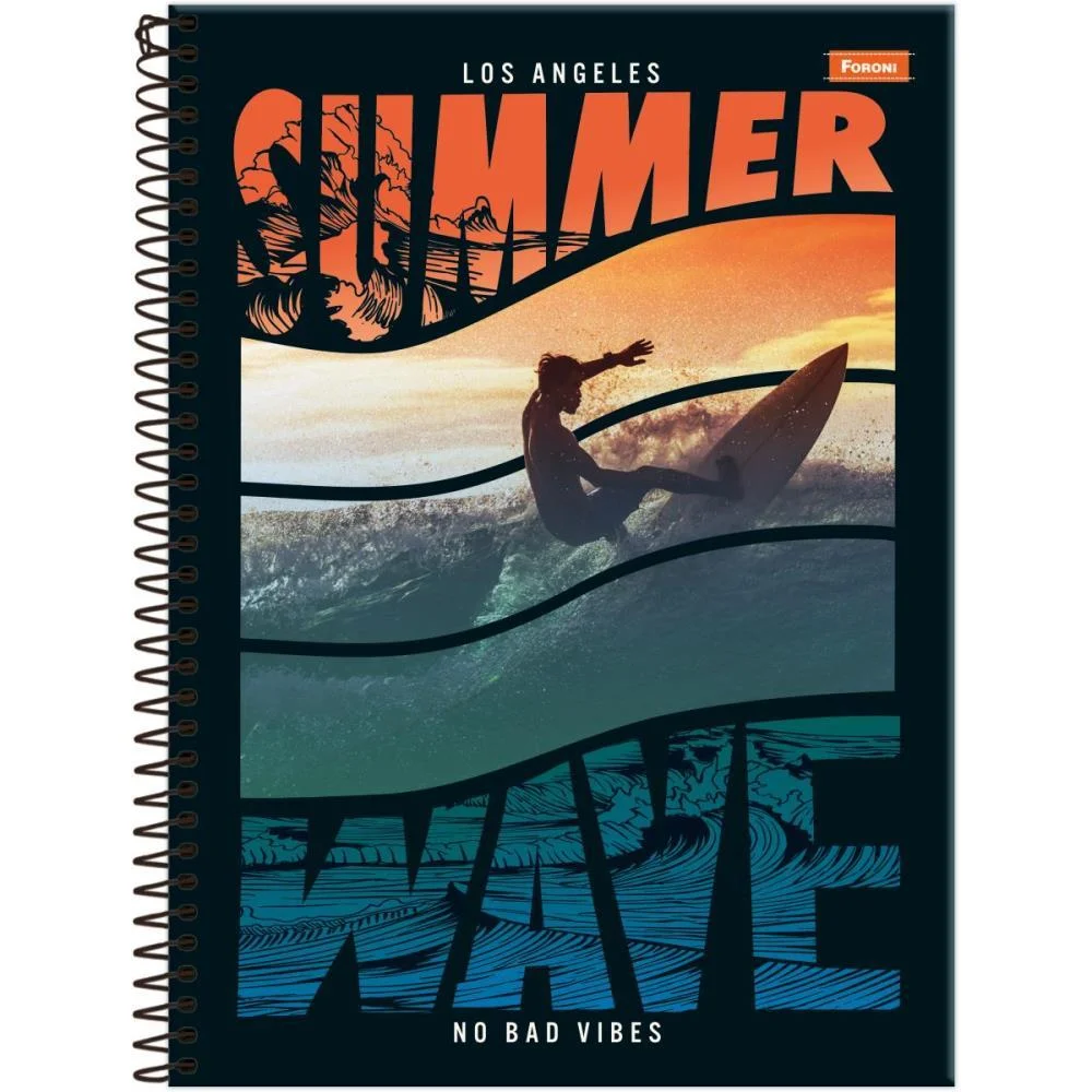 Caderno 01X1 Capa Dura Freewave 80F Foroni (Pct.c/04) - imagem 5