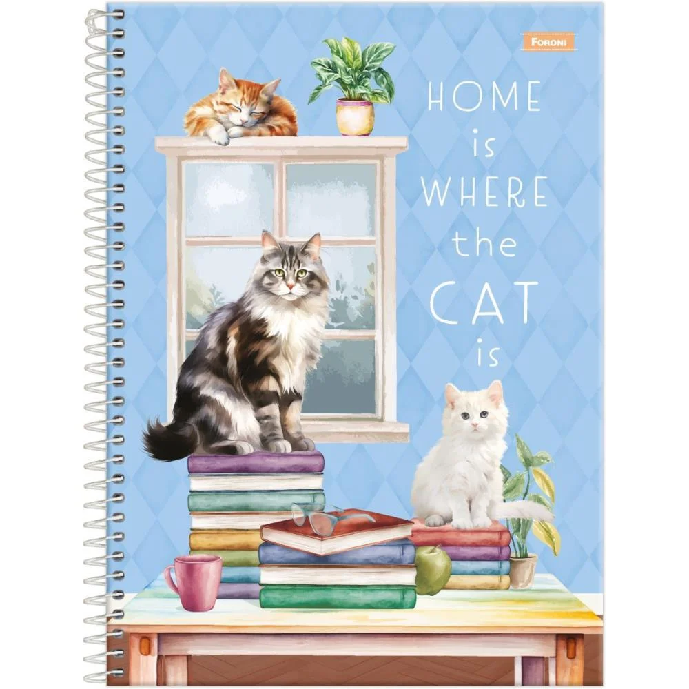 Caderno 15X1 Capa Dura Furfriends 240F Foroni (Pct.c/02) - imagem 3