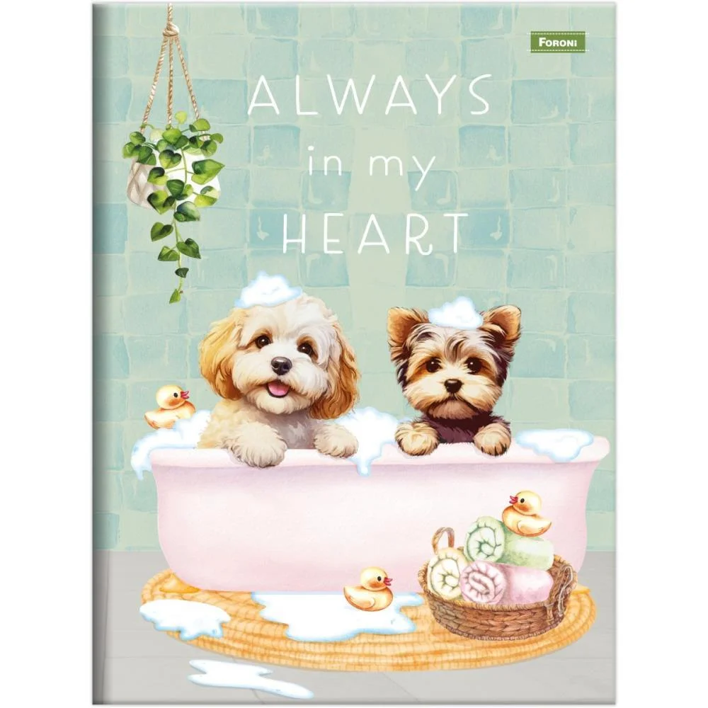 Caderno Brochura Pequeno Capa Dura Furfriends 80F Foroni (Pct.c/05) - imagem 3