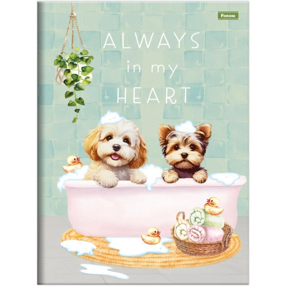Caderno Brochurao Capa Dura Furfriends 80F Foroni (Pct.c/05) - imagem 6