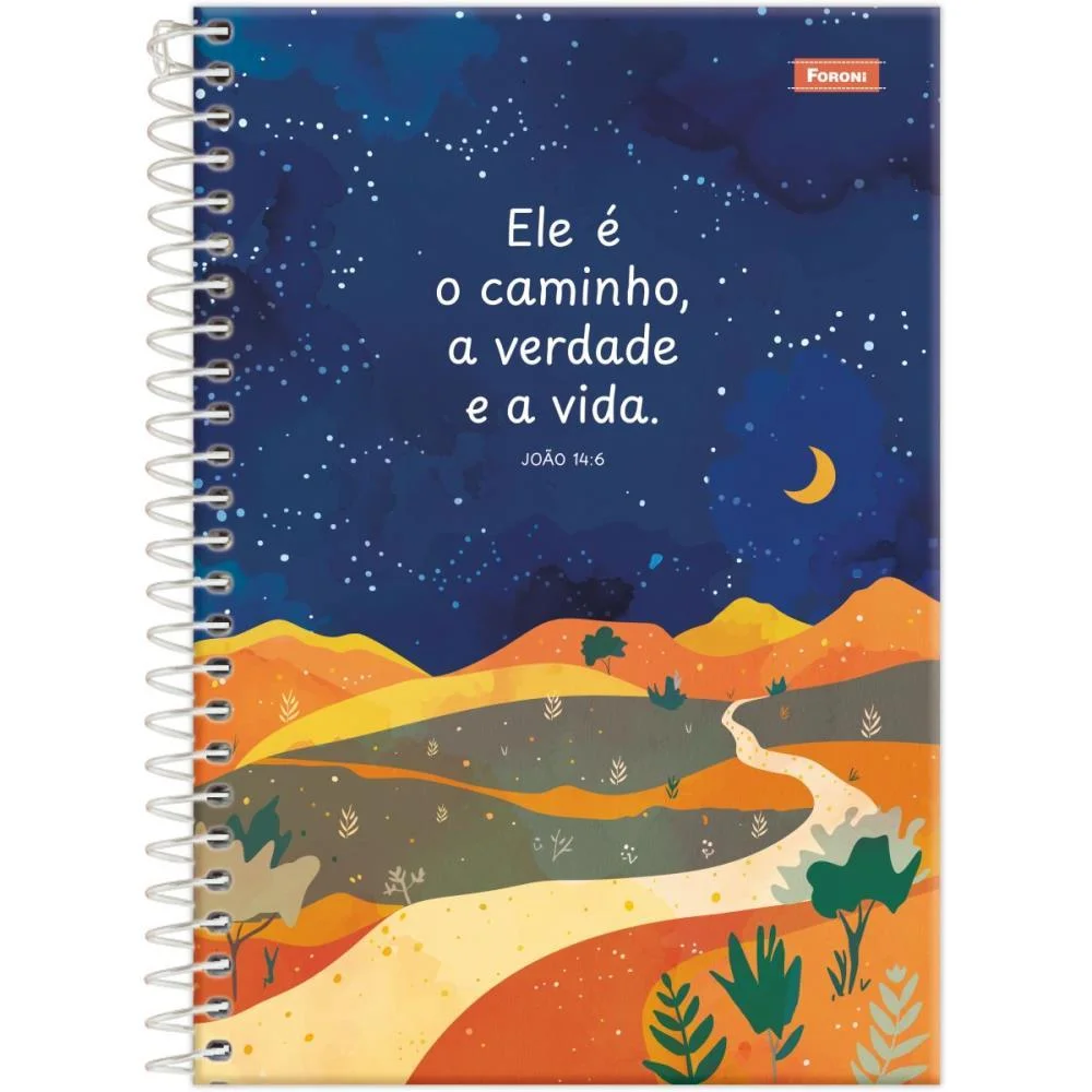 Caderno Espiral Pequeno Capa Dura Grace 80F Foroni (Pct.c/05) - imagem 4