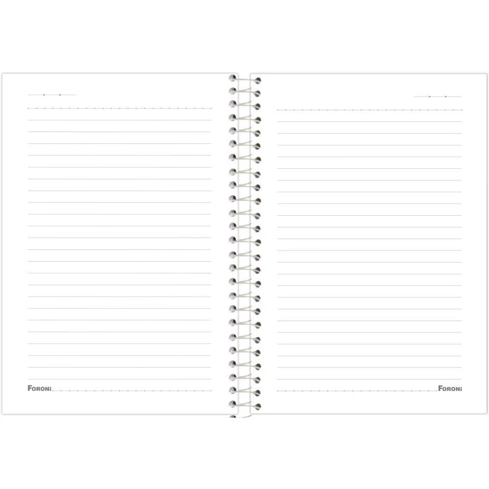 Caderno Espiral Pequeno Capa Dura Grace 80F Foroni (Pct.c/05) - imagem 6