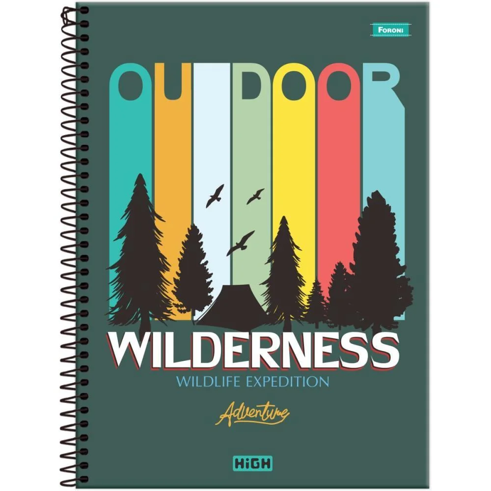 Caderno 12X1 Capa Dura High Masculino 192F Foroni (Pct.c/04) - imagem 4
