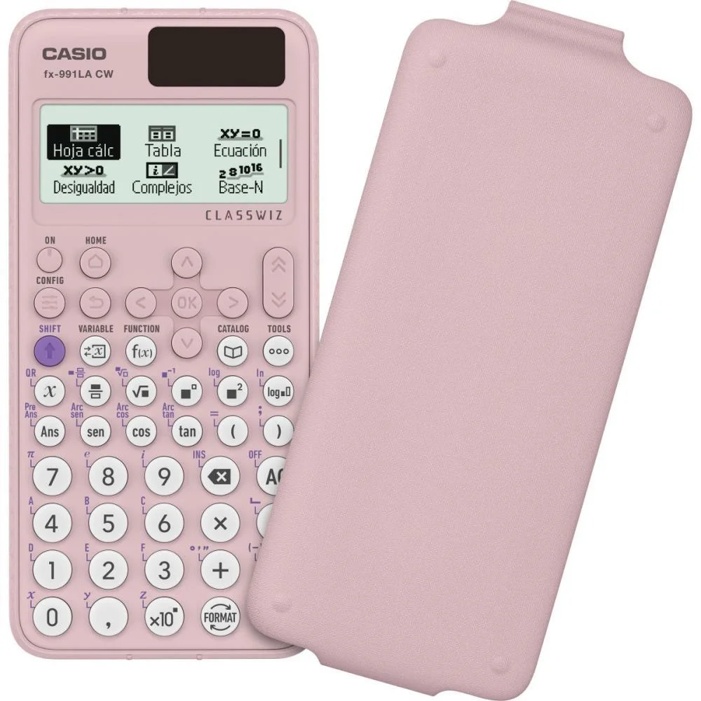 Calculadora Cientifica Fx991 Lacw-Pk 550 Funcoes Rosa Casio - imagem 3