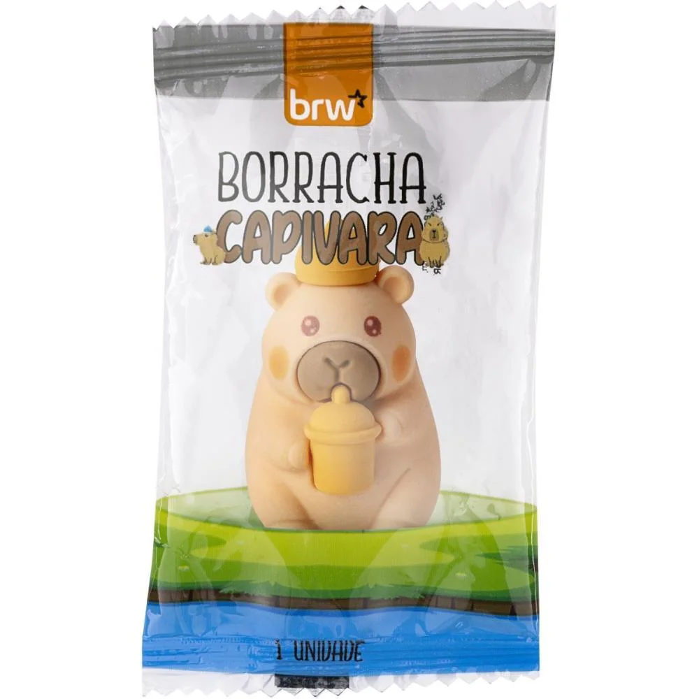 Borracha Decorada Borracha Capivara 3Modelos (S) Brw C/ 24 Unidades - imagem 6