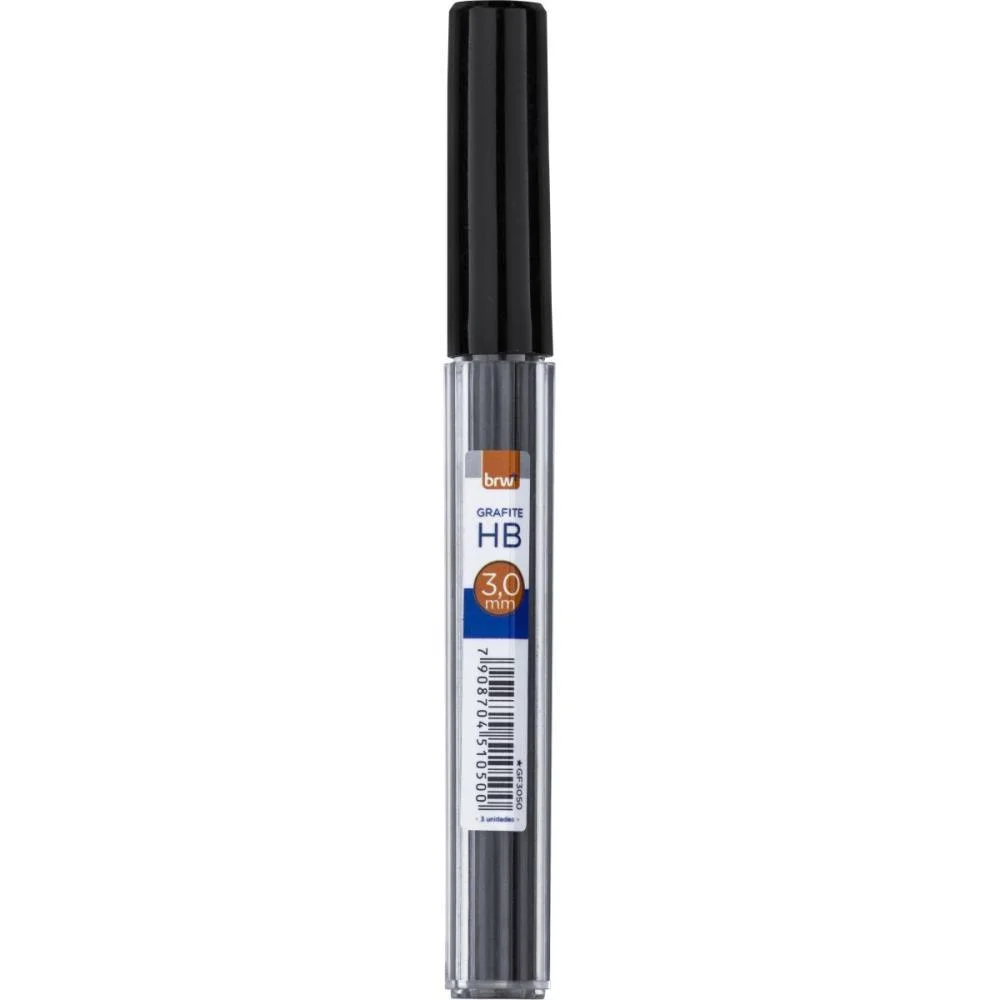 Grafite 3.0Mm Hb 12Tubosx12Minas Brw (Caixinha) - imagem 4