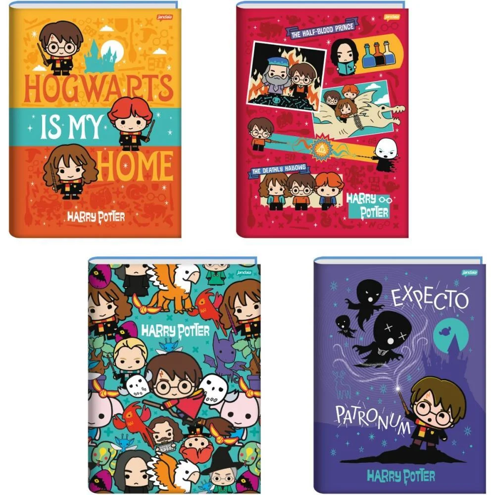 Caderno Brochurao Capa Dura Harry Potter 96Fls Jandaia (Pct.c/05) - imagem 3