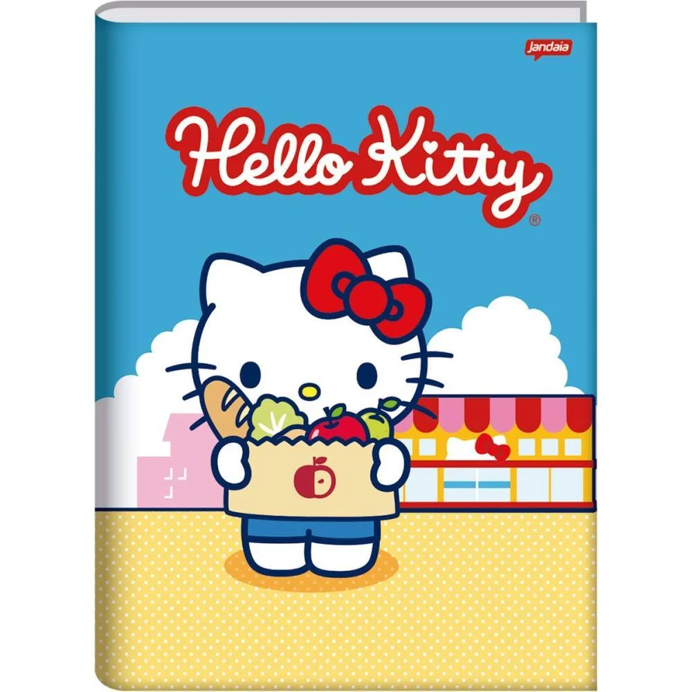 Caderno Brochurao Capa Dura Hello Kitty 80Fls. Jandaia (Pct.c/05) - imagem 4