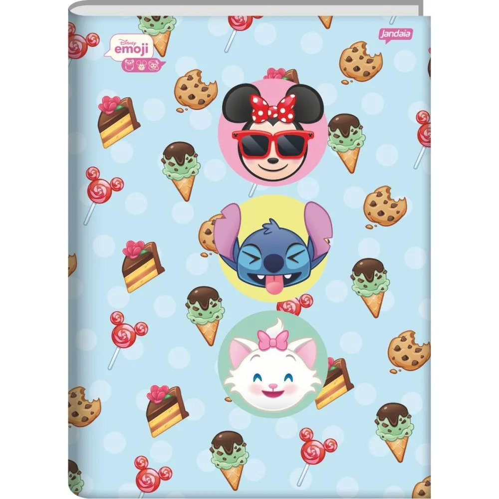 Caderno Brochurao Capa Dura Disney Emoji 80Fls. Jandaia (Pct.c/05) - imagem 7
