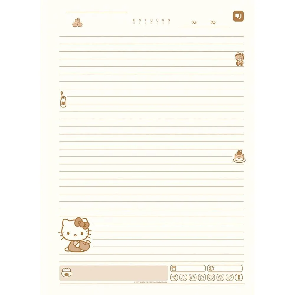 Caderno 10X1 Capa Dura Hello Kitty Kraft 160Fls. I.a Jandaia (Pct.c/04) - imagem 13