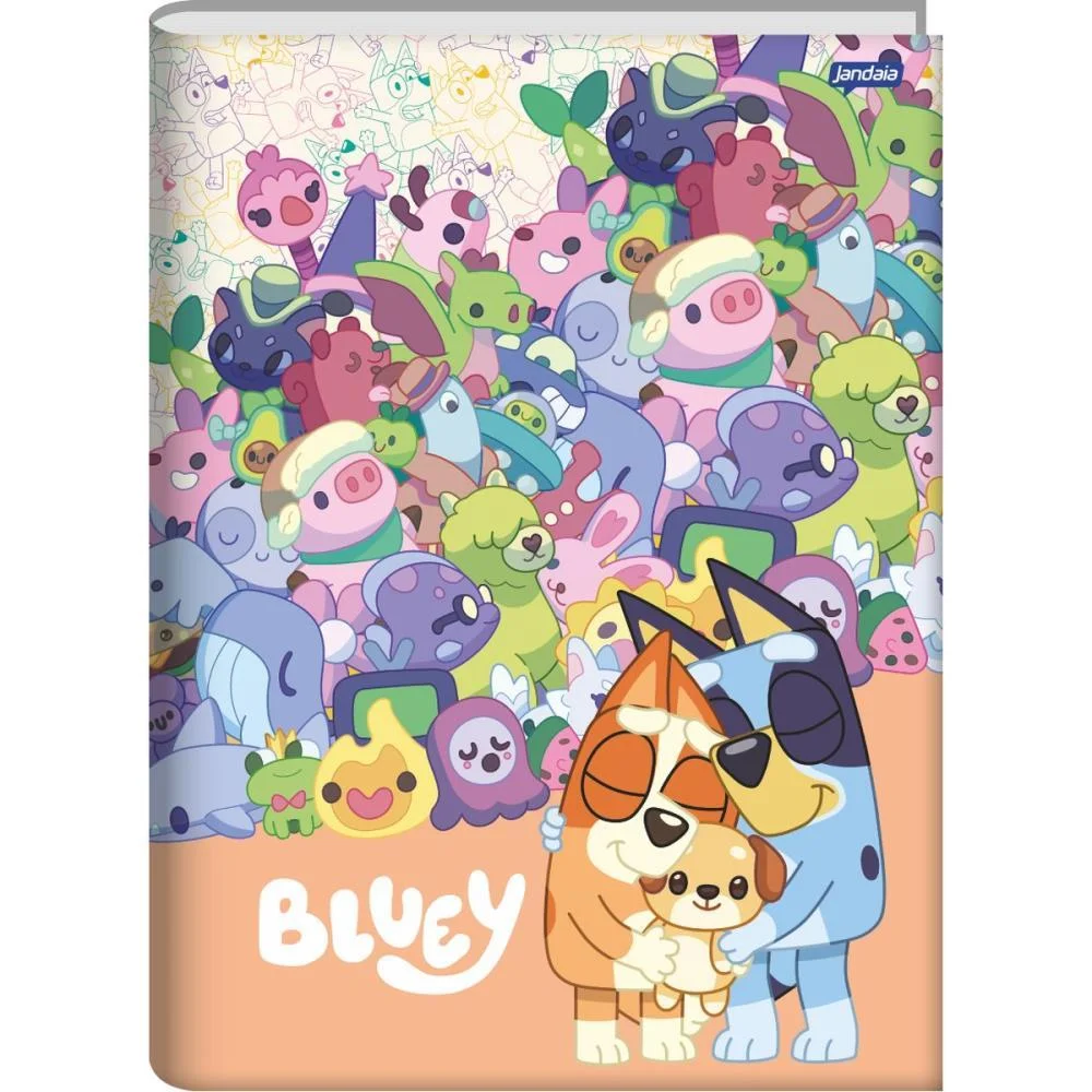 Caderno Brochura Pequeno Capa Dura Bluey 80Fls. Jandaia (Pct.c/05) - imagem 5