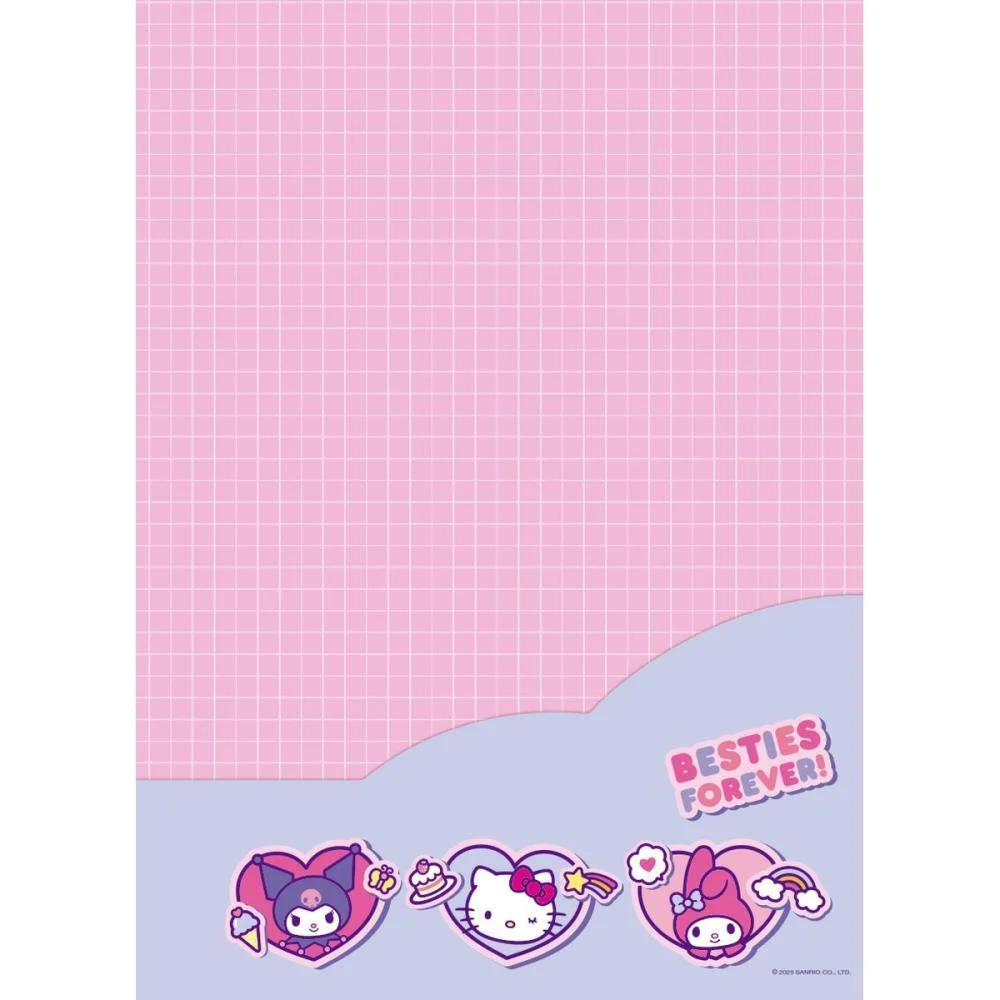 Caderno 01X1 Capa Dura Besties Forever 80Fls. I.a Jandaia (Pct.c/04) - imagem 9