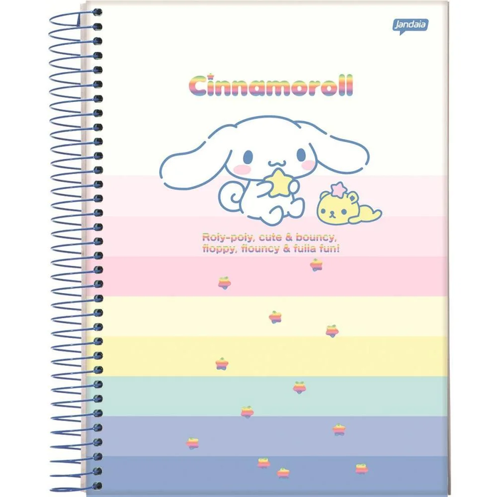 Caderno 01X1 Capa Dura Cinnamonroll 80Fls. I.a Jandaia (Pct.c/04) - imagem 7