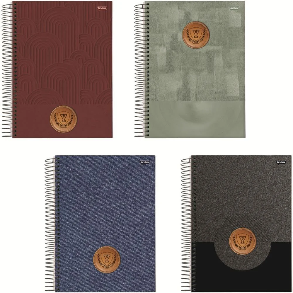 Caderno Espiral Pequeno Capa Dura Yale 80Fls. Jandaia (Pct.c/05) - imagem 3