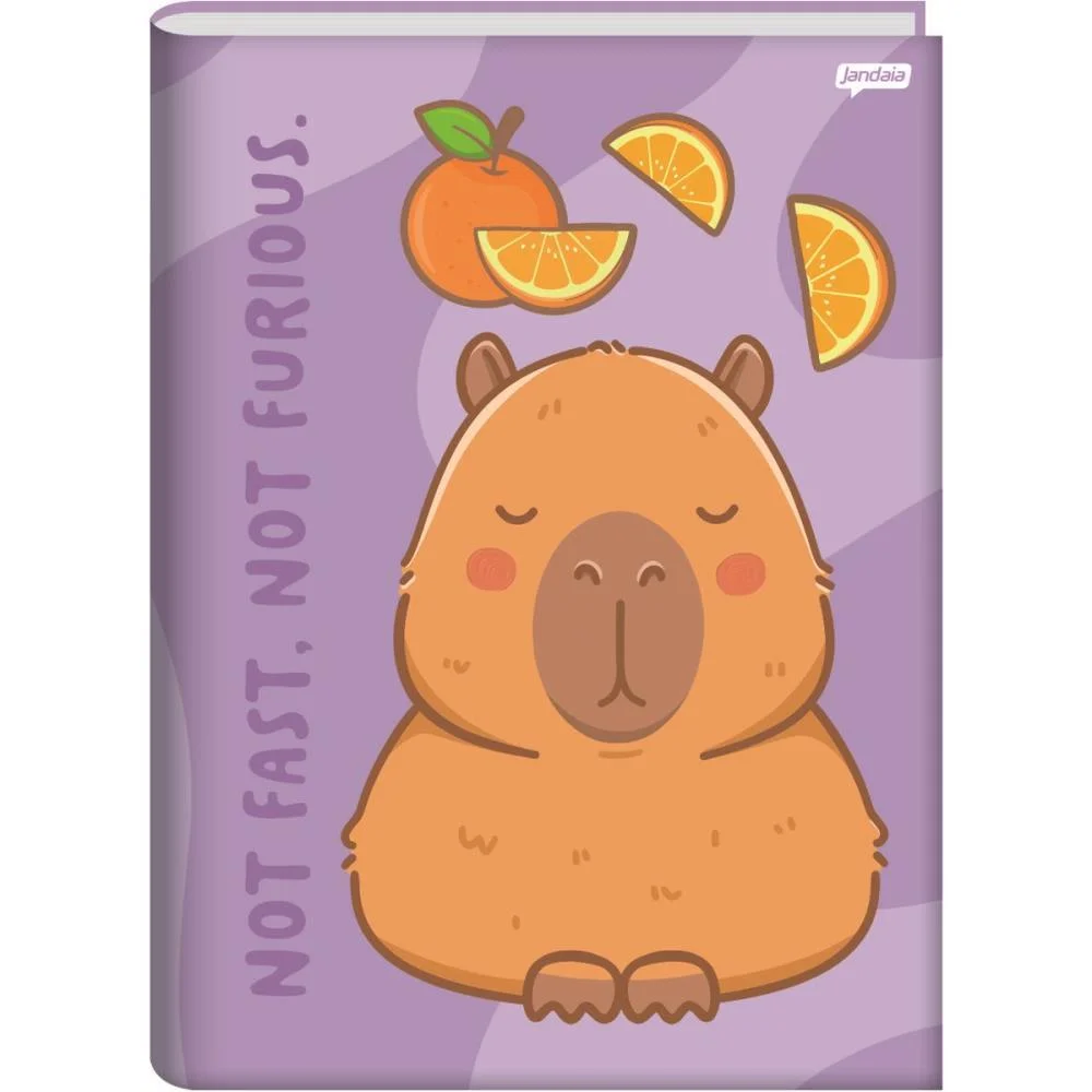 Caderno Brochura Pequeno Capa Dura Capyvibes 80Fls. Jandaia (Pct.c/05) - imagem 7