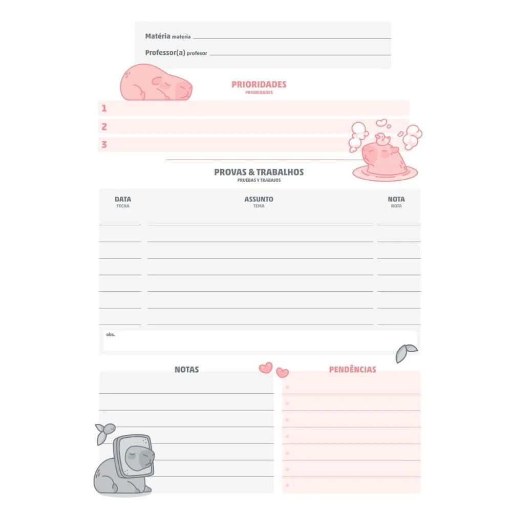 Caderno 01X1 Capa Dura Capyvibes 80Fls. I.a Jandaia (Pct.c/04) - imagem 12