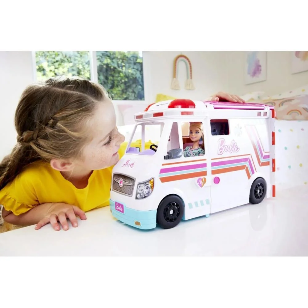 Barbie Profissoes Ambulância De Cuidados Médicos Mattel - imagem 12