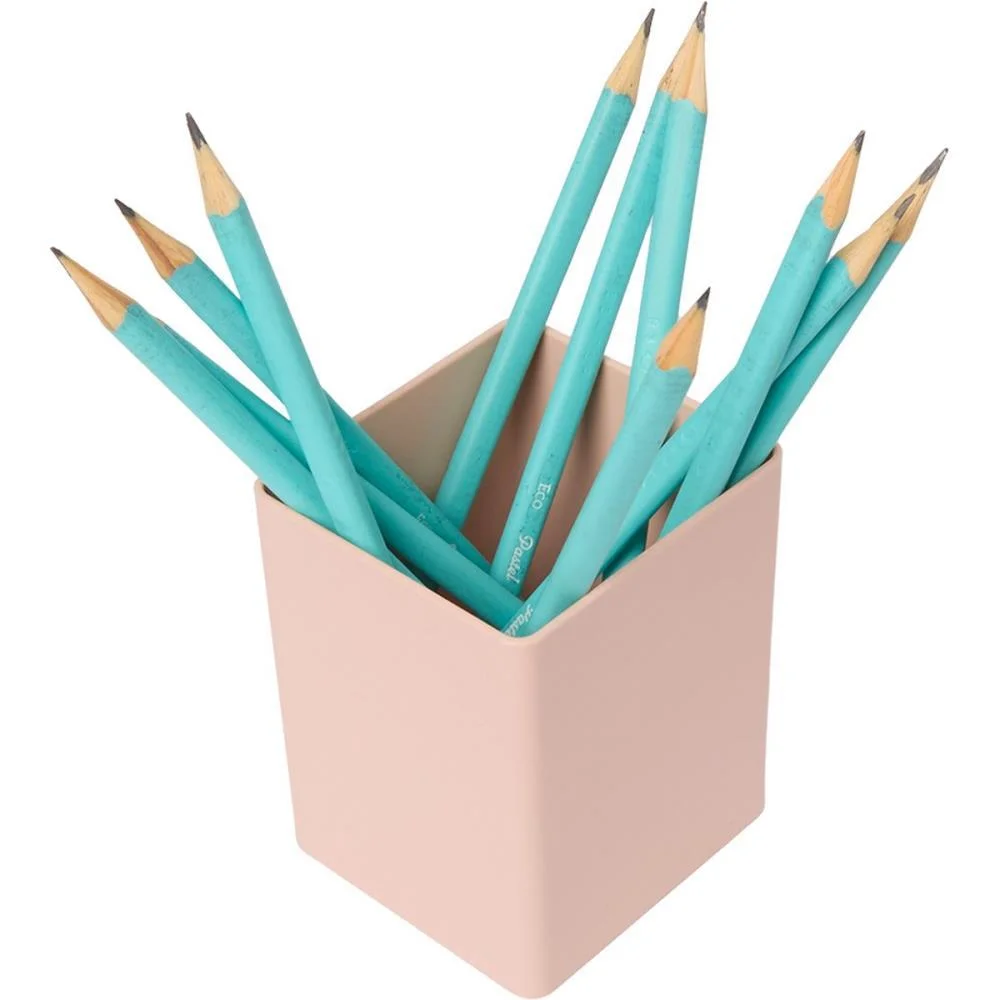 Acessorio Para Mesa Organizador Office Rosa Antigo Polibras - imagem 5
