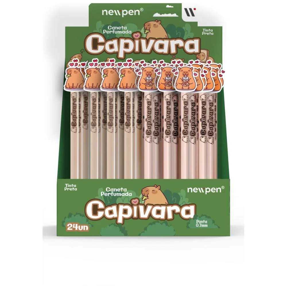 Caneta Esferografica Capivara Fann Pen 0.7Mm Newpen C/ 24 Unidades - imagem 3