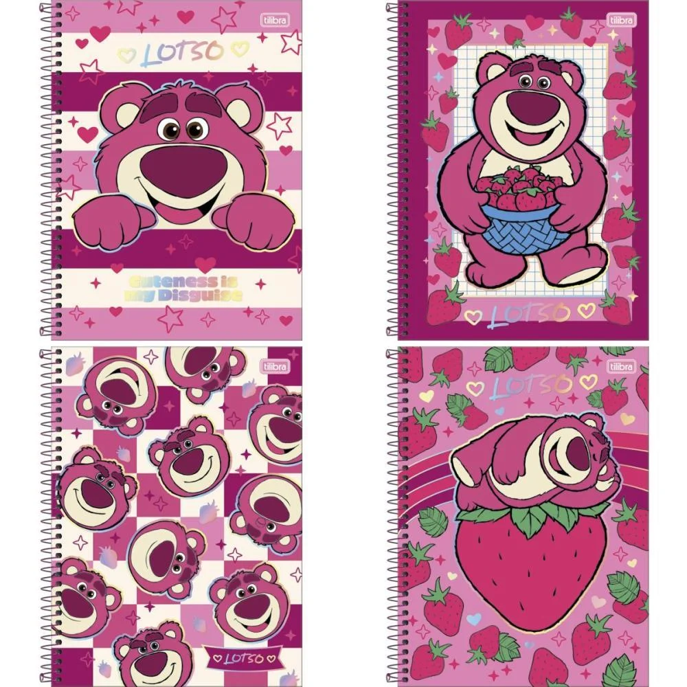 Caderno 01X1 Capa Dura Lotso 80Fls Tilibra (Pct.c/04) - imagem 2