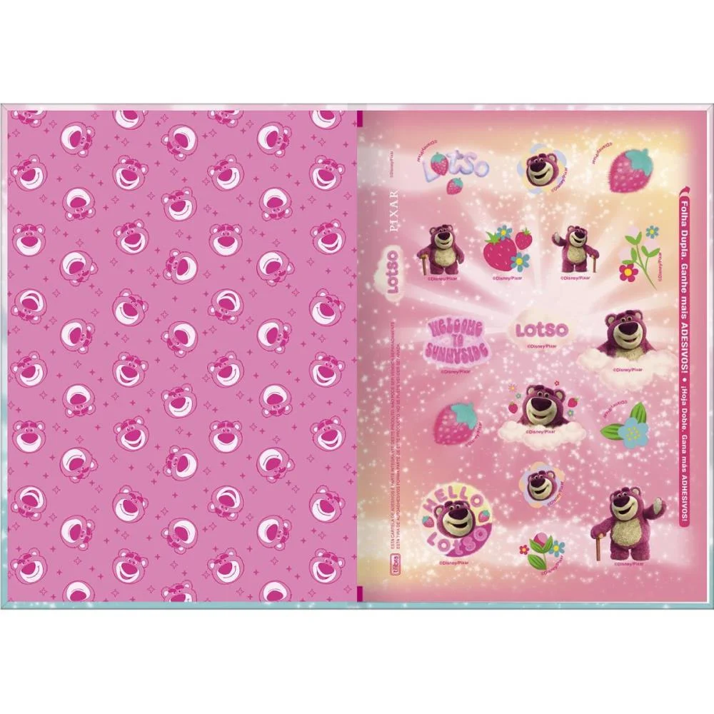 Caderno Brochura Pequeno Capa Dura Lotso 80Fls Tilibra (Pct.c/05) - imagem 3