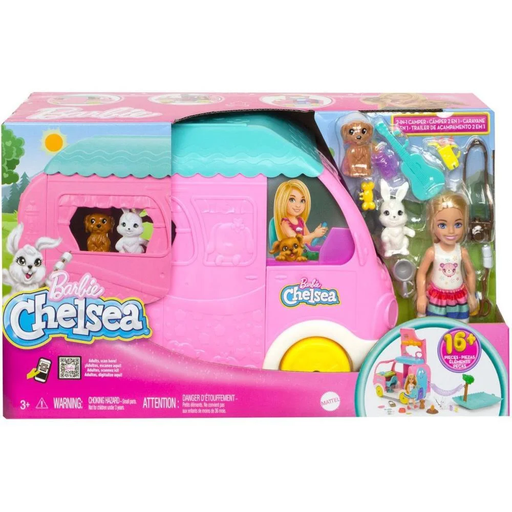 Barbie Family Chelsea Trailer De Camping Mattel - imagem 12