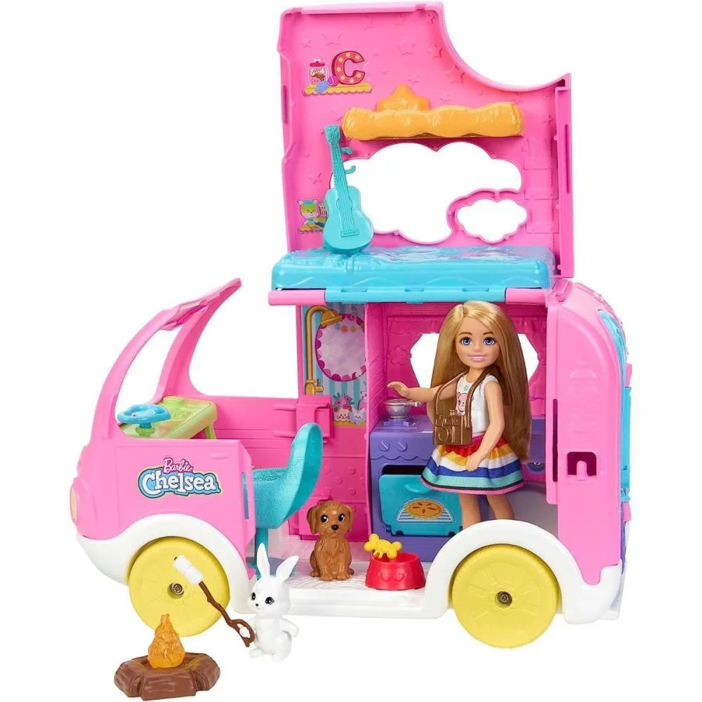Barbie Family Chelsea Trailer De Camping Mattel - imagem 4