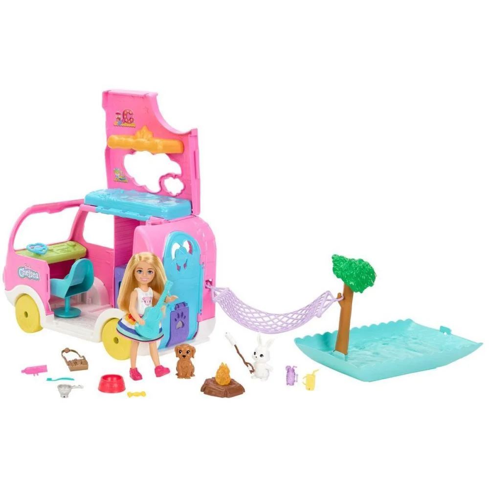 Barbie Family Chelsea Trailer De Camping Mattel - imagem 9